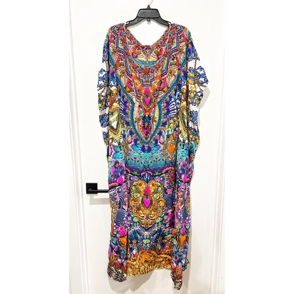 Camilla LUCKY CHARMS ROUND NECK KAFTAN - Picture 7 of 8